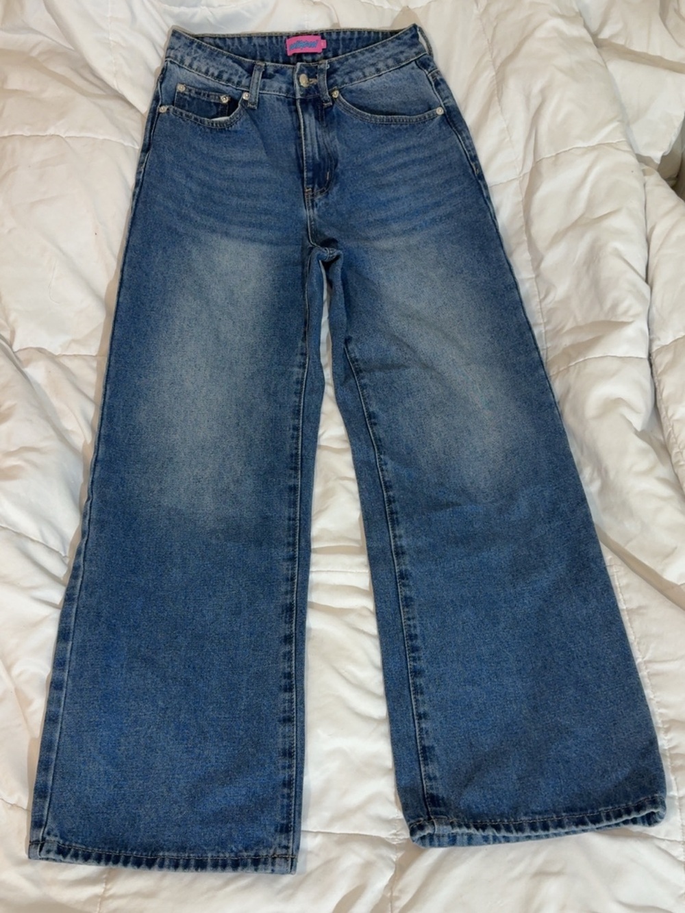 Edikted dark wash jeans